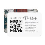QR Code & Photo Wedding Website Simple Enclosure RSVP Card QR Code & Photo Wedding Website Simple Enclosure RSVP Card