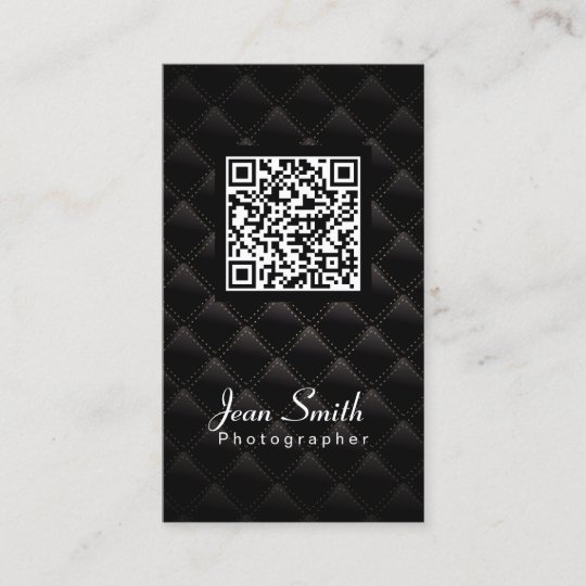 QR Code Photographer Photography Business Card
