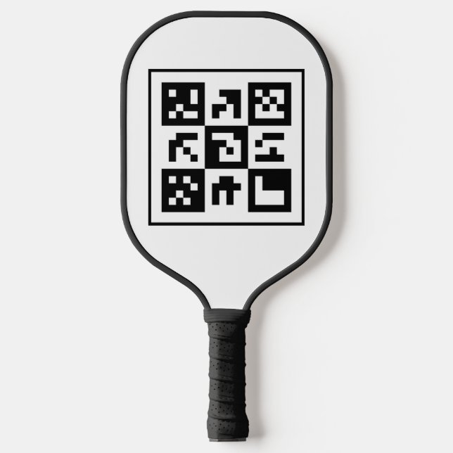 qr code pickleball paddle (Front)