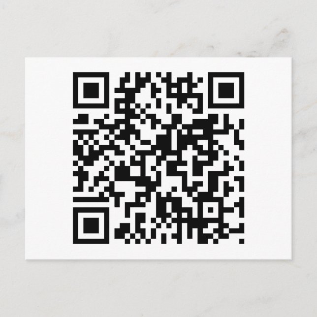 QR Code Postcard (Front)