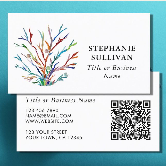 QR Code Professional Business Card (Creator Uploaded)