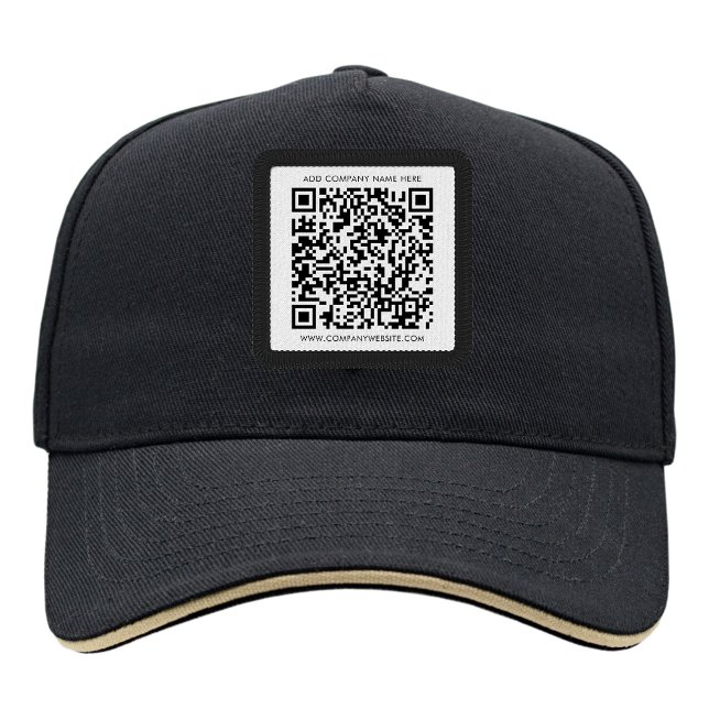 QR Code Professional Business Promotional Swag Patch (Business Name QR Code Patch)