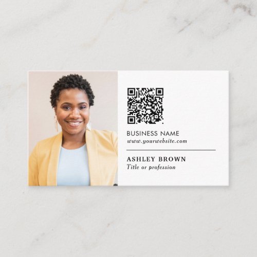 QR code professional networking real estate agent  Business Card