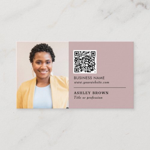 QR code professional networking real estate agent  Business Card