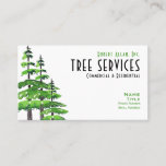 QR Code Professional Tree Services Business Card