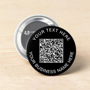QR Code Promotional Black Button