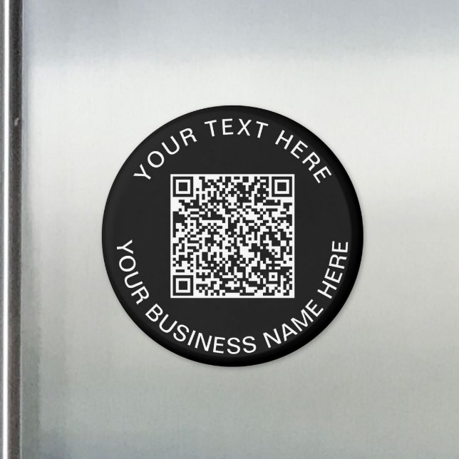 QR Code Promotional Black Magnet (QR Code Promotional Black Magnet)