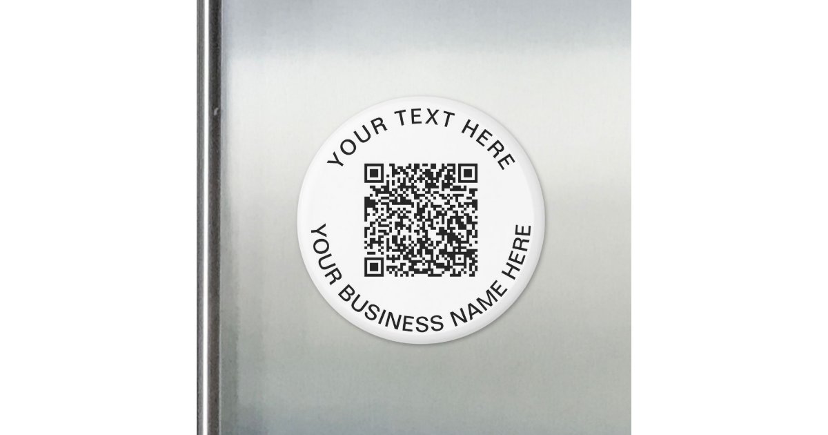 Customizable Magnets Qr Code QR Code Promotional Magnet | Zazzle