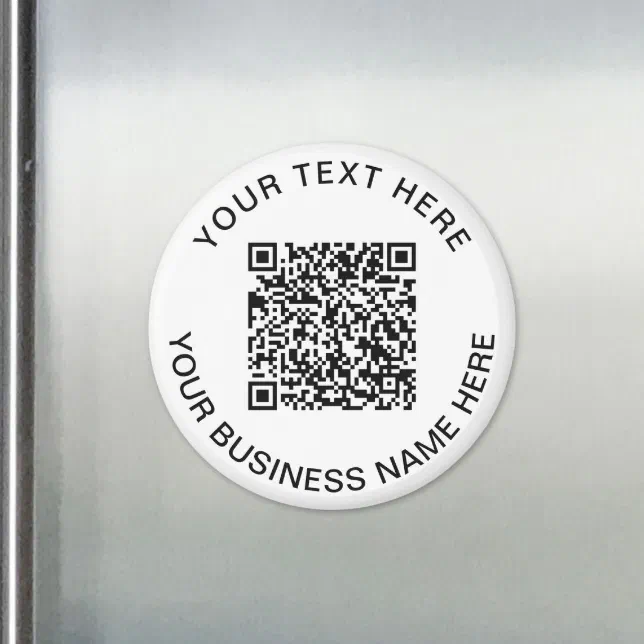 QR Code Promotional Magnet | Zazzle
