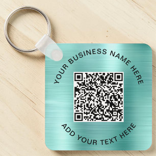 QR Code Promotional Mint Keychain
