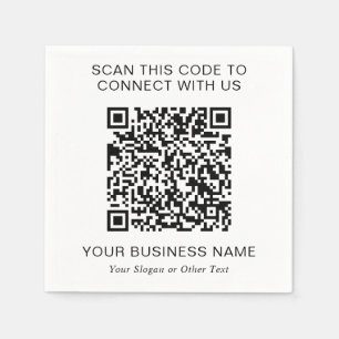 QR Code Promotional Napkins