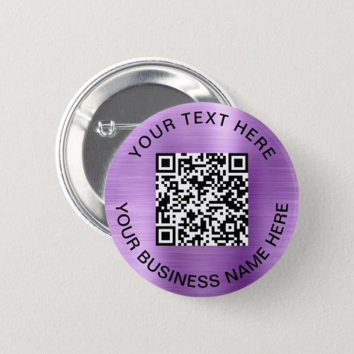 QR Code Promotional Purple Button