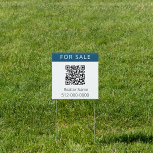 QR Code Property Yard Sign