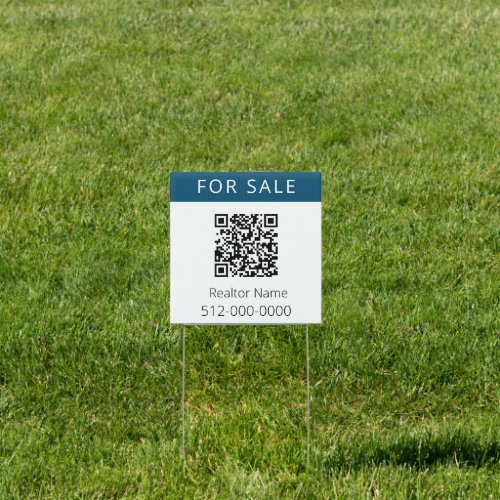 QR Code Property Yard Sign