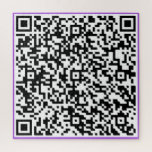 QR Code Puzzle Your Special Surprise Message Gift<br><div class="desc">Your QR Code Puzzle with Your Unique Surprise Message / Information with QR Code Scan Info - Image / or add your Logo - Photo / Text / more - Resize and Move or Remove / Add Elements - Image / text with Customization Tool. Choose Color / size / font....</div>