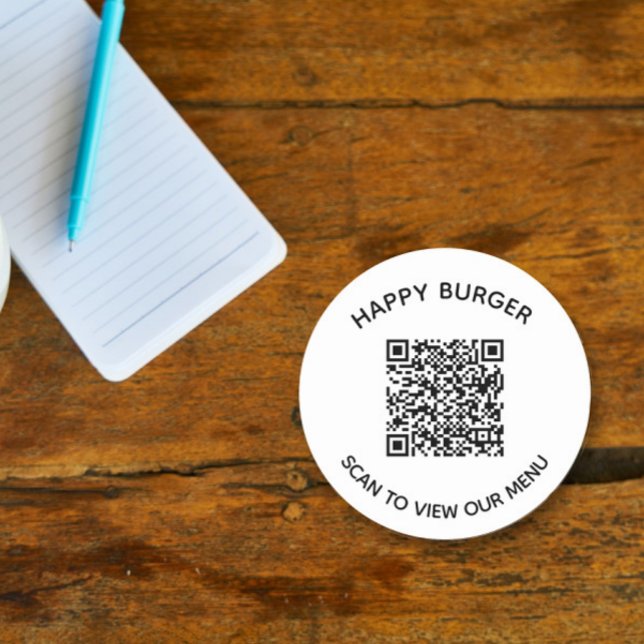 QR code Restaurant Sticker  (Creator Uploaded)