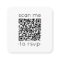 QR Code RSVP Wedding Website Modern Minimal Photo