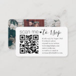 QR Code RSVP Wedding Website Simple Photo Response Enclosure Card<br><div class="desc">Share one of your engagement or wedding photos and simplify RSVP responses with chic modern QR Code enclosure cards. Picture and all text are simple to customize. (IMAGE PLACEMENT TIP: An easy way to center a photo exactly how you want is to crop it before uploading to the Zazzle website.)...</div>