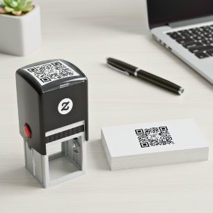 QR Code Rubber Stamp