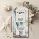 QR Code Rustic Mountain Waterfall Boho Wedding All In One Invitation ...