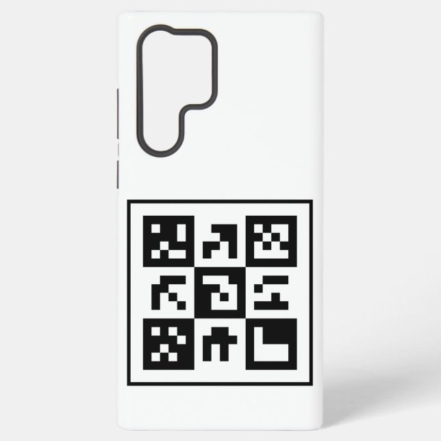 qr code samsung galaxy case (Back)