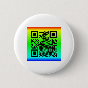 QR Code® Saying: EVERYTHING WILL BE OK Button