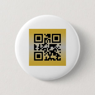 QR Code® Saying: HAPPY ANNIVERSARY Button