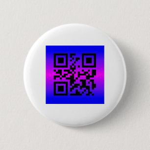 QR Code® Saying: HAPPY BIRTHDAY Button