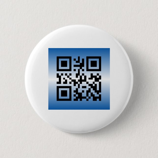 QR Code® Saying: HAPPY HANUKKAH Button (Front)