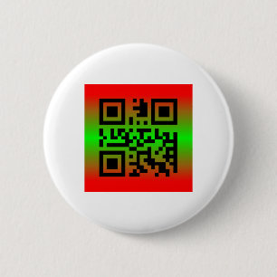QR Code® Saying: HAPPY KWANZAA Button