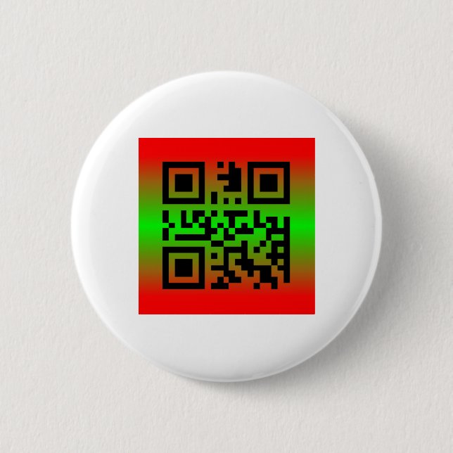 QR Code® Saying: HAPPY KWANZAA Button (Front)