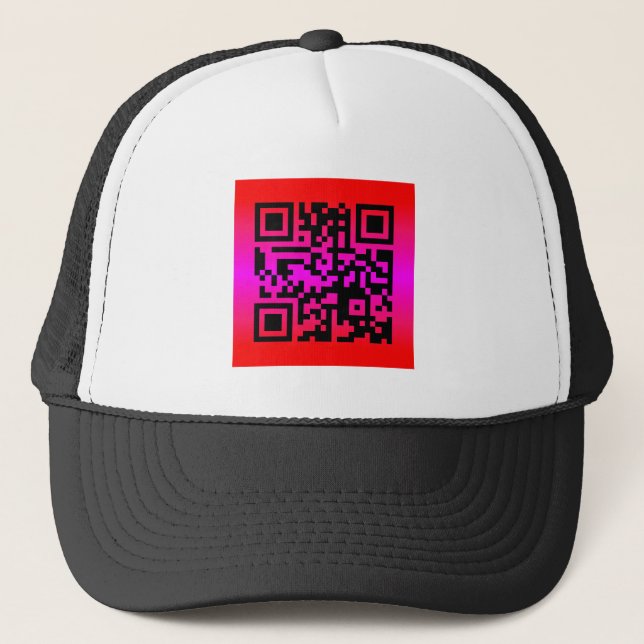 QR Code® Saying: HAPPY MOTHER’S DAY Trucker Hat (Front)