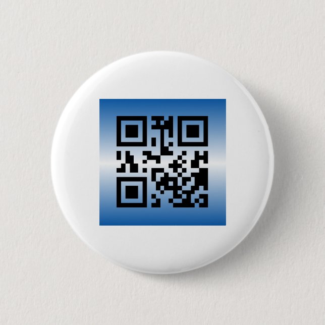 QR Code® Saying: HAPPY PASSOVER Button (Front)