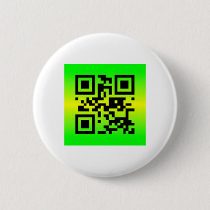 QR Code® Saying: HAVE A GREAT DAY Button