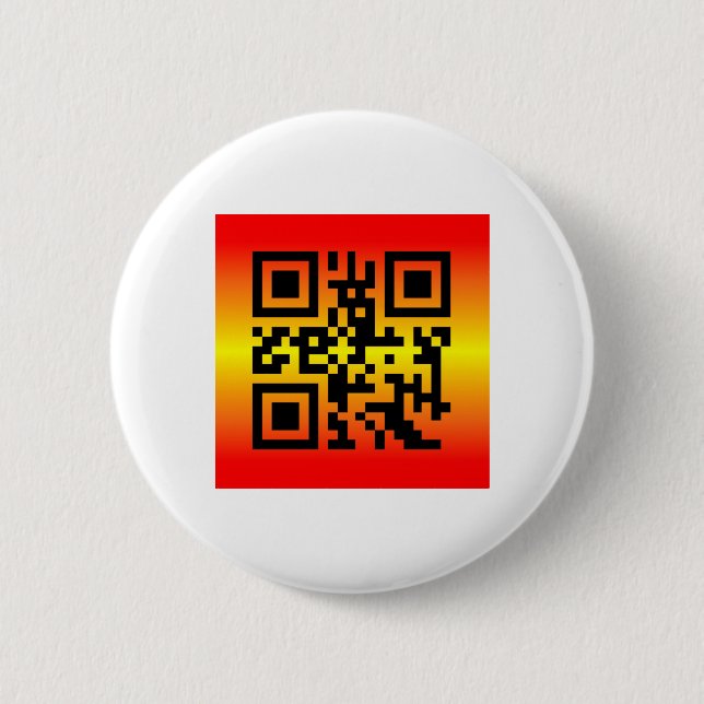 QR Code® Saying: I MISS YOU Button (Front)