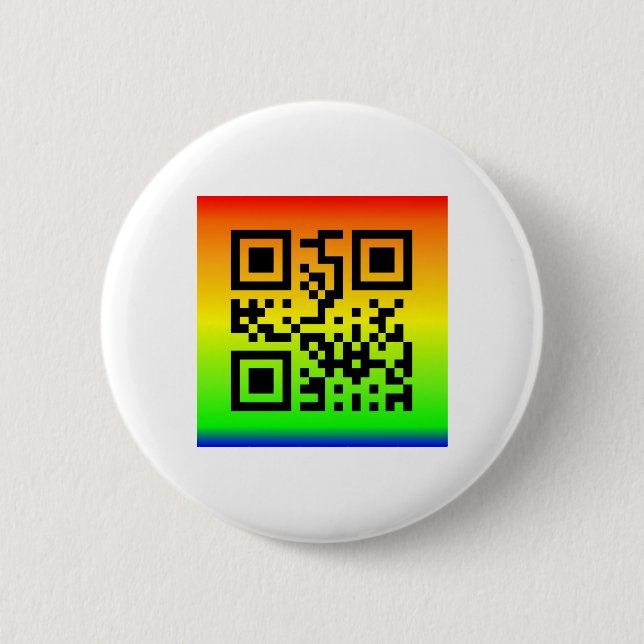 QR Code® Saying: LOVE Button (Front)