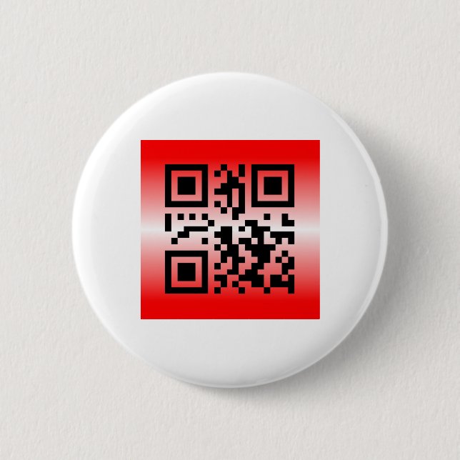 QR Code® Saying: THINKING OF YOU Button (Front)