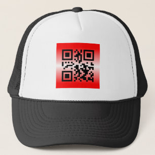 QR Code® Saying: THINKING OF YOU Trucker Hat