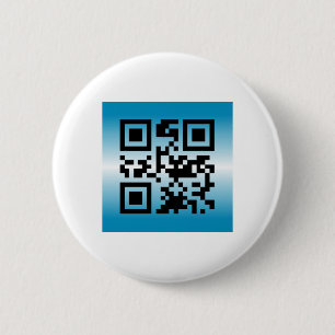 QR Code® Saying: WELCOME Button