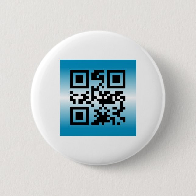 QR Code® Saying: WELCOME Button (Front)