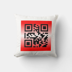 QR Code® Saying: YOU ARE LOVED Throw Pillow