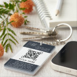 QR Code Scan | Business Logo Promotional Keychain<br><div class="desc">Let your next marketing campaign shine with these fabulous promotional keychains! A great handout for college campuses, event promotions, festivals and more. Add your custom imprint and give them out at tradeshows, conferences or fundraising events. If you have a small business, sell products, offer services, or are simply working in...</div>