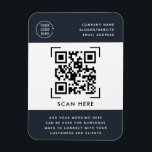 QR Code Scan | Business Logo Promotional  Magnet<br><div class="desc">Let your next marketing campaign shine with these fabulous promotional magnets! A great handout for college campuses, event promotions, festivals and more. Add your custom imprint and give them out at tradeshows, conferences or fundraising events. If you have a small business, sell products, offer services, or are simply working in...</div>