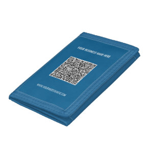 QR Code Scan Custom Text and Colors Wallet Gift