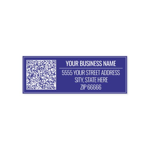 QR Code Scan Info Address Name Text Colors Stamp