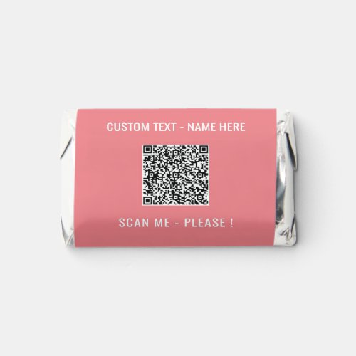 QR Code Scan Info Custom Text Hersheys Miniatures
