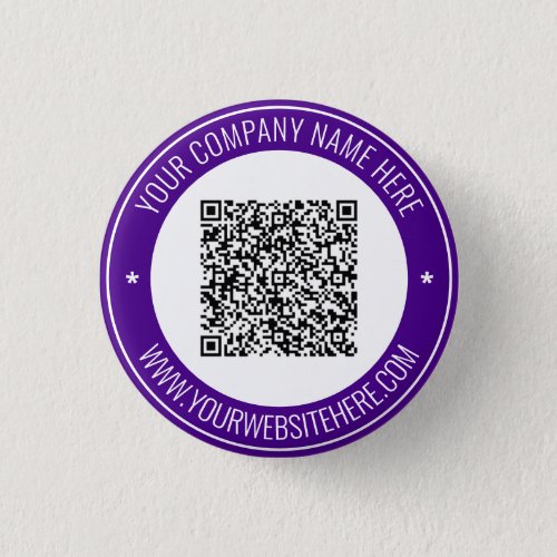 QR Code Scan Info Custom Text Promotional Button