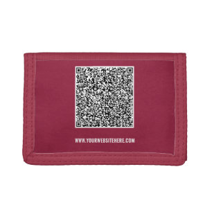QR Code Scan Info Custom Text Wallet Your Colors