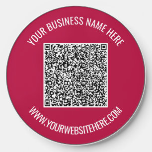 QR Code Scan Info Name Website Wireless Charger