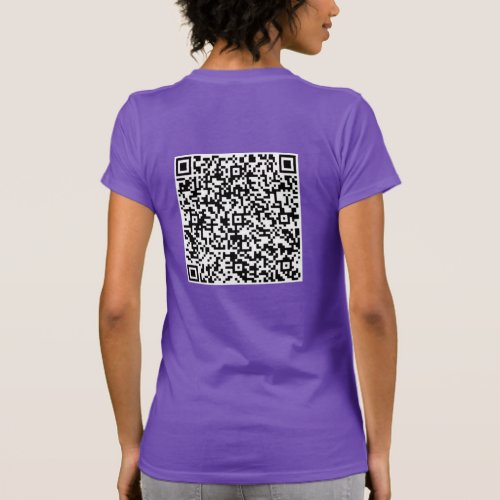 QR Code Scan Info Surprise Message T_Shirt Gift